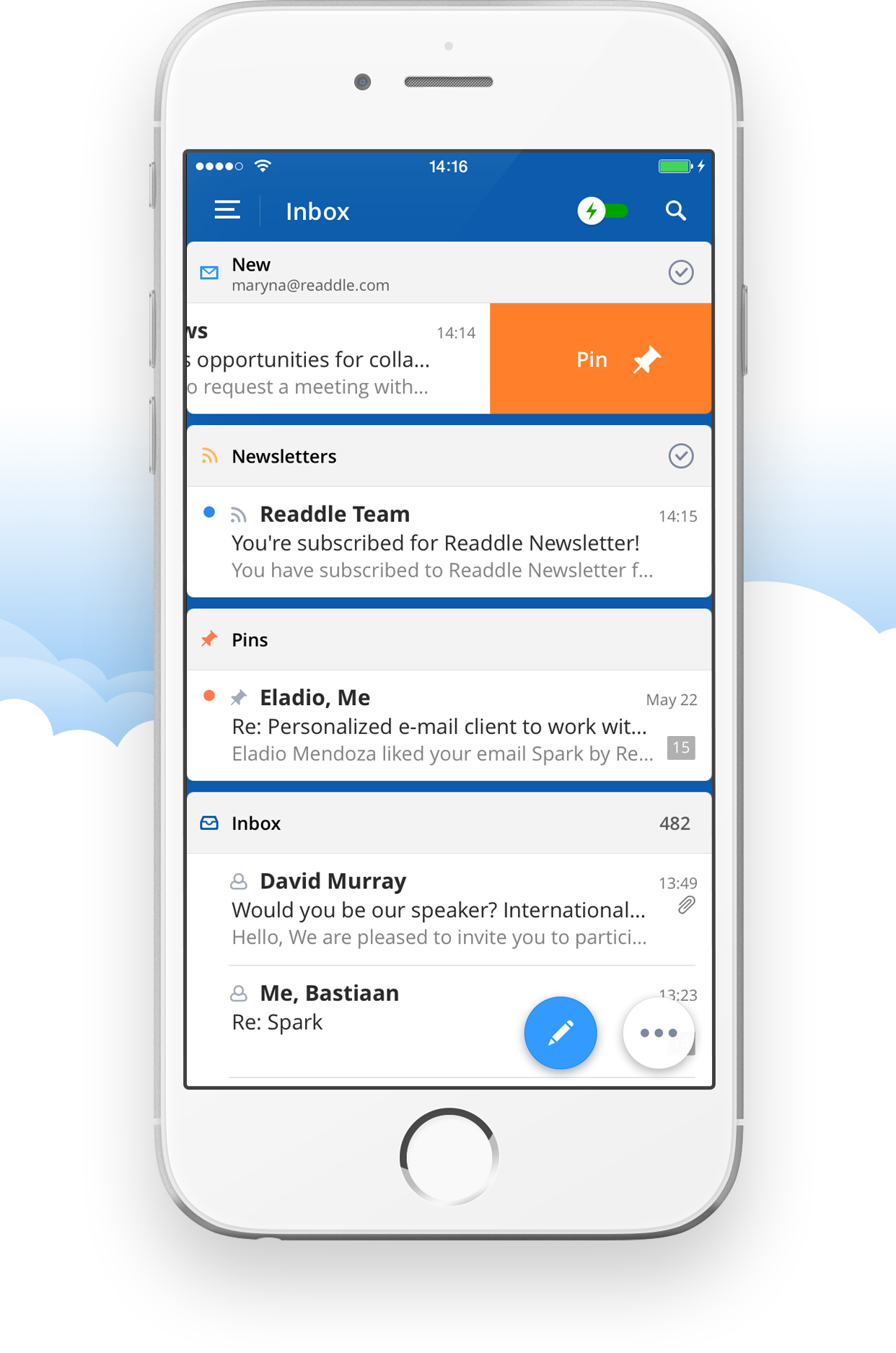 spark mail widget app for mac